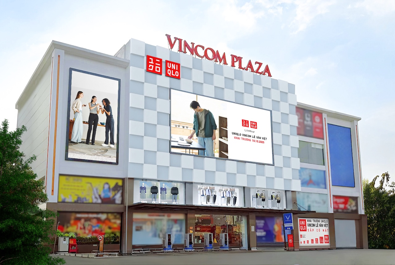 UNIQLO Vincom Lê Văn Việt khai trương ngày 10/10 với ưu đãi và quà tặng hấp dẫn kéo dài 10 ngày
