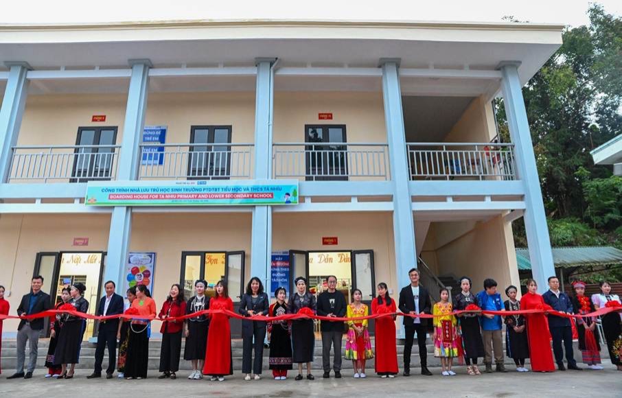UNIQLO Việt Nam khánh thành nhà bán trú mới cho học sinh dân tộc thiểu số tại Tuyên Quang