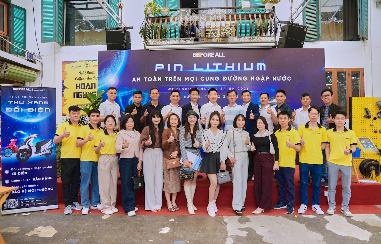 Pin xe điện ngâm nước vẫn hoạt động: Workshop Before All gây bất ngờ