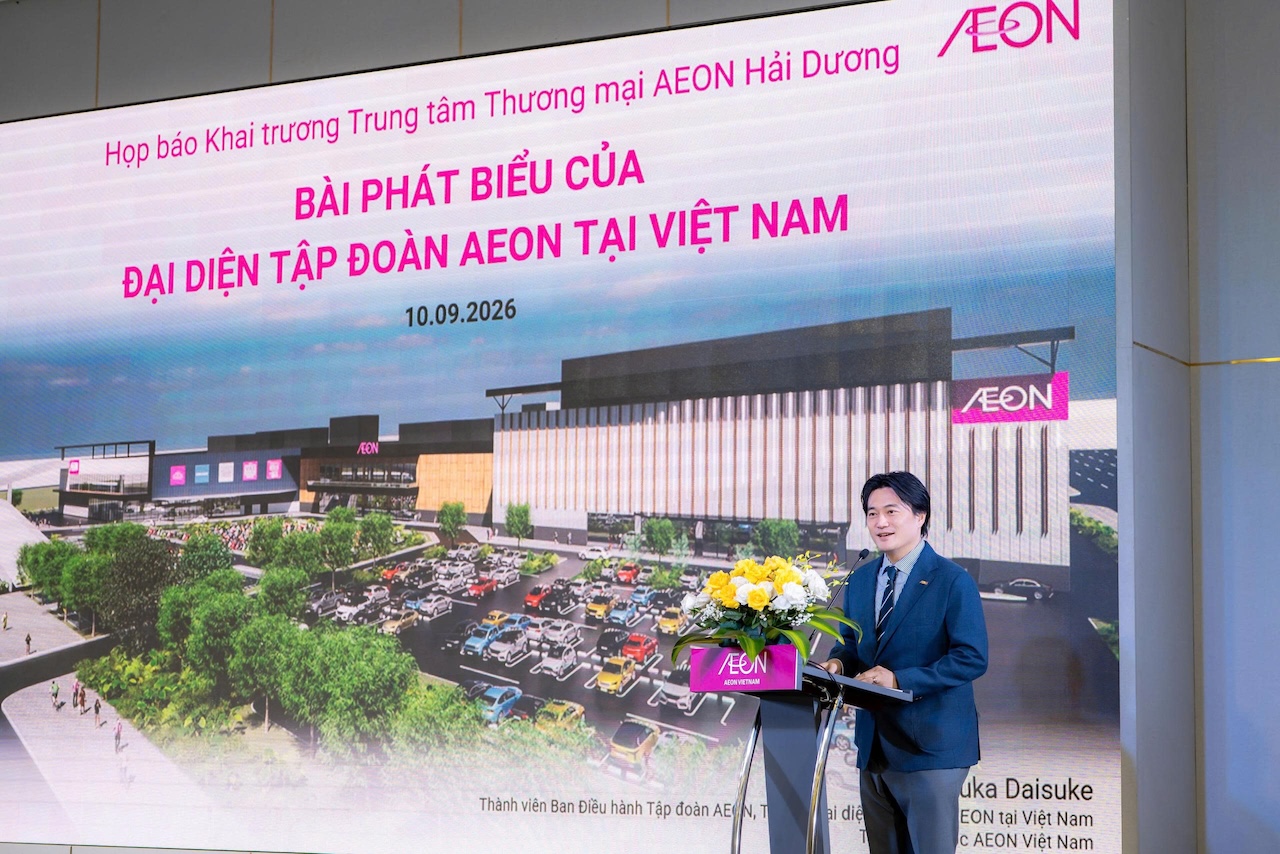 AEON Hải Dương ấn định ng&agrave;y khai trương 03/10/2026: Trung t&acirc;m thương mại quy m&ocirc; vừa đầu ti&ecirc;n tại Đồng bằng s&ocirc;ng Hồng