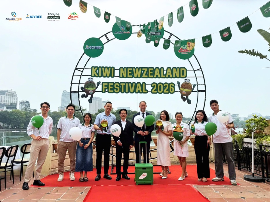 Thủy Tạ Gourmet đồng hành cùng Kiwi New Zealand Festival 2026, giới thiệu thực đơn sáng tạo từ kiwi New Zealand